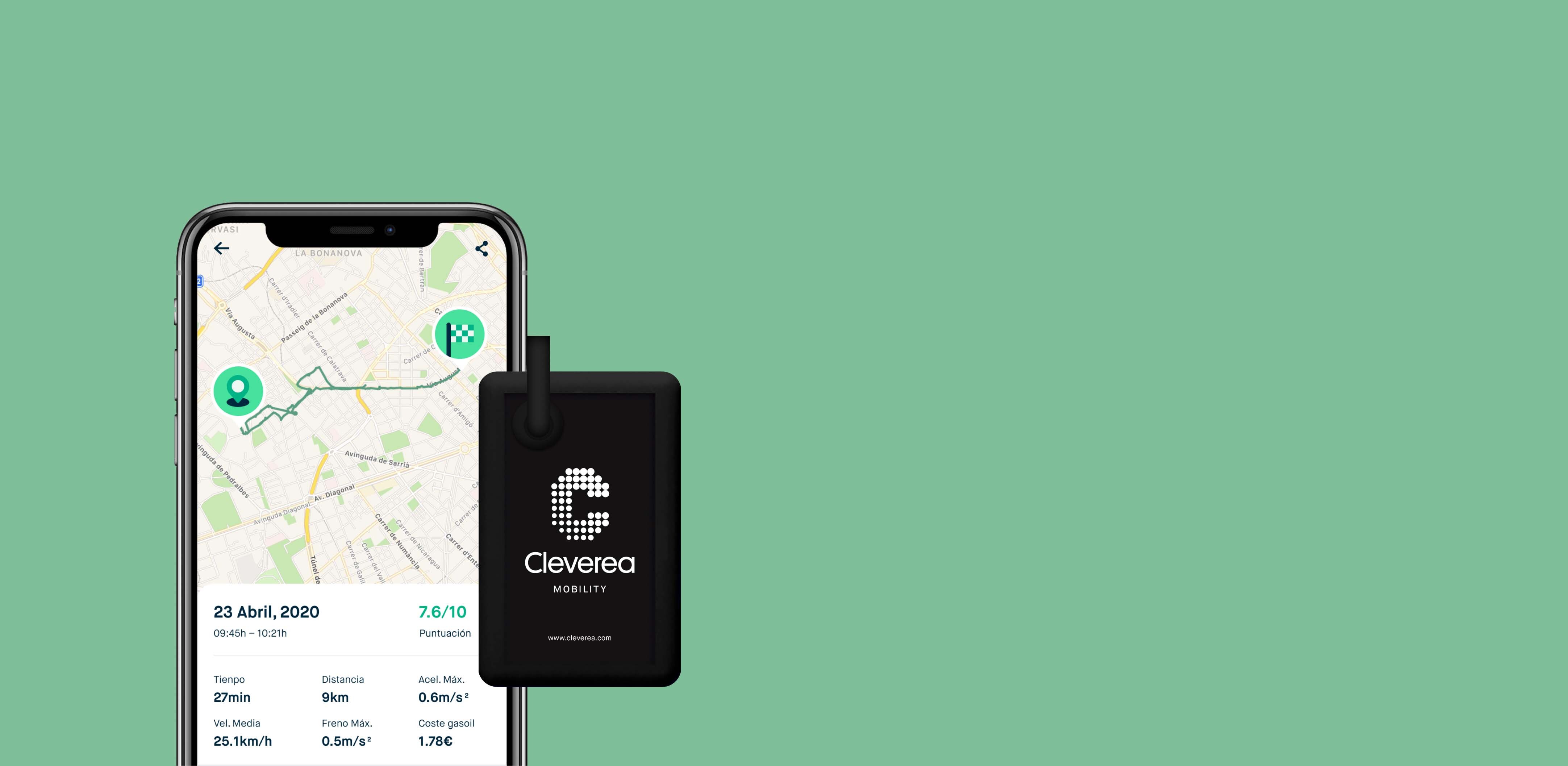Dispositivo localizador GPS de Cleverea