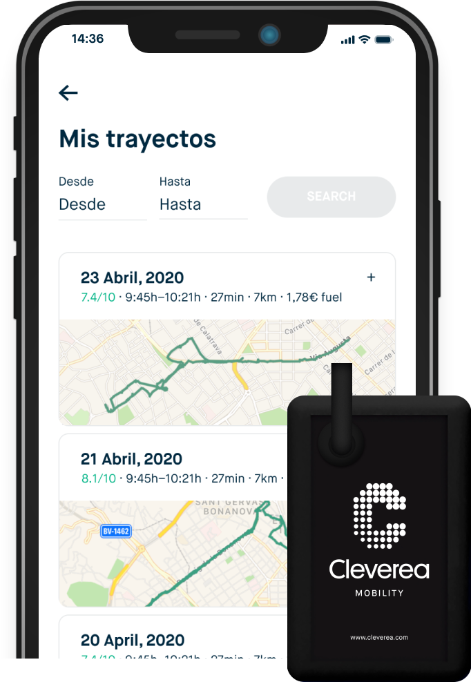 Historial de rutas